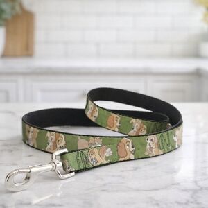 Buckle-Down Disney Lady & The Tramp Dog Leash 6 ft x 0.5" Green Licensed NIP